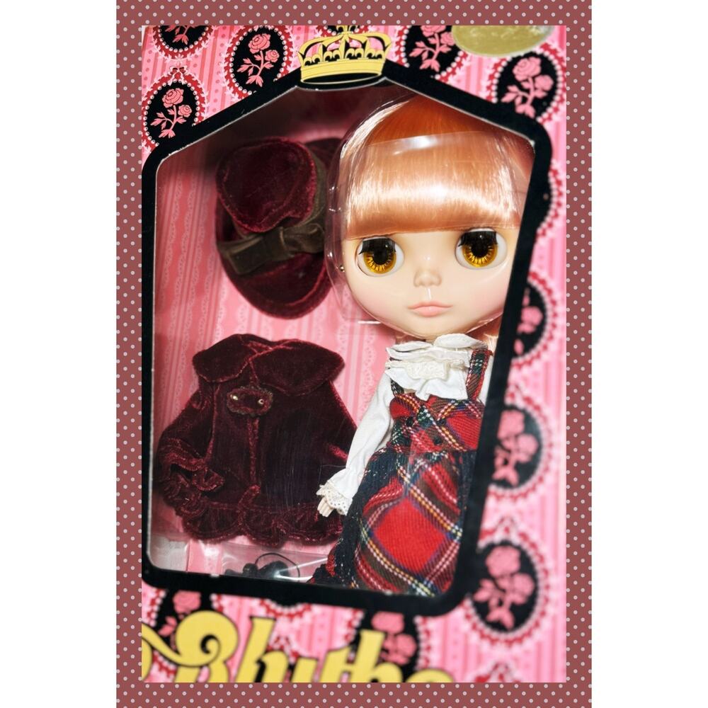 Neo Blythe Doll Stella Savannah Vtg 2009 Takara Tomy Hasbro 11" RBL Lolita Pink